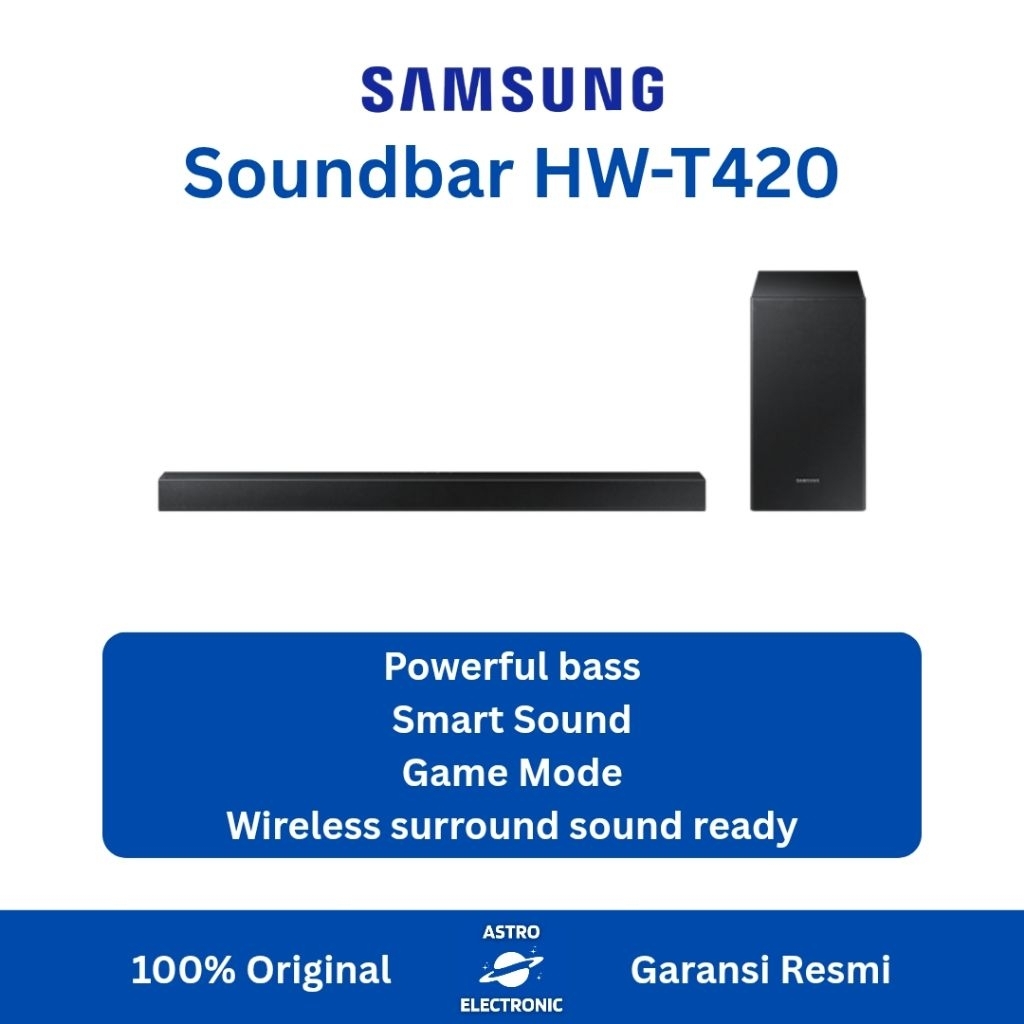 SAMSUNG HW-T420 / HWT420 / HW T420 SOUNDBAR 2.1 CHANNEL