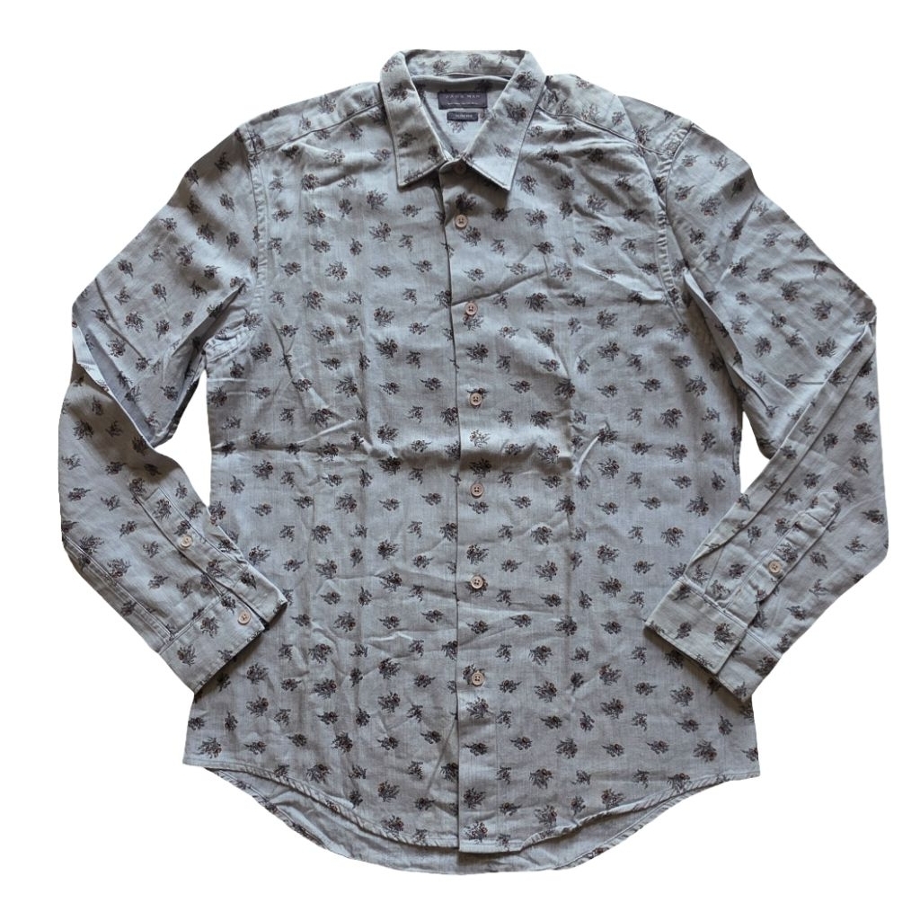 Kemeja Zara Man Motif 2 Size L Slim Fit