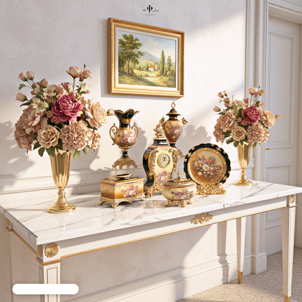 PAJANGAN ANTIK ITALY WARNA HITAM