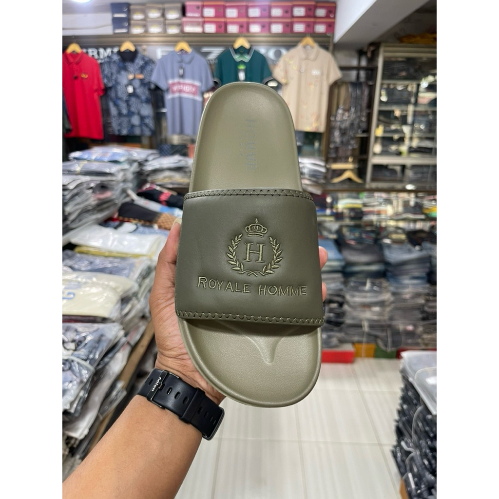 Royale Homme Sandal Slide Terbaru Premium Quality Bahan Ringan