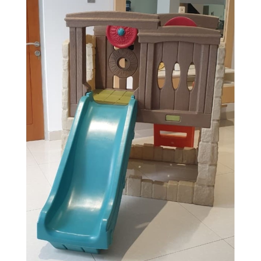 Step2 Naturally Playful Woodland Climber Perosotan Panjatan Terowongan Anak