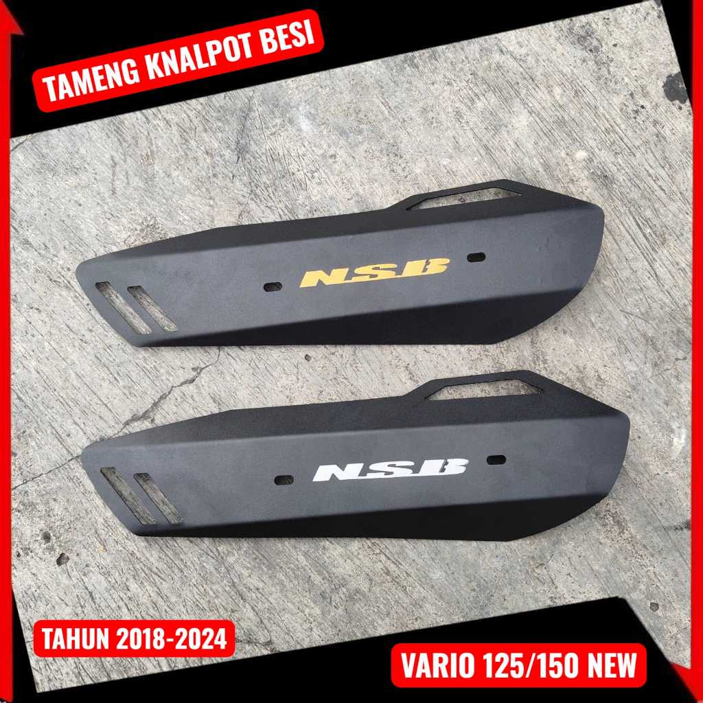 COVER KNALPOT VARIO TAMENG KNALPOT VARIO 125/150 COVER KNALPOT FULL BESI ANTI PECAH