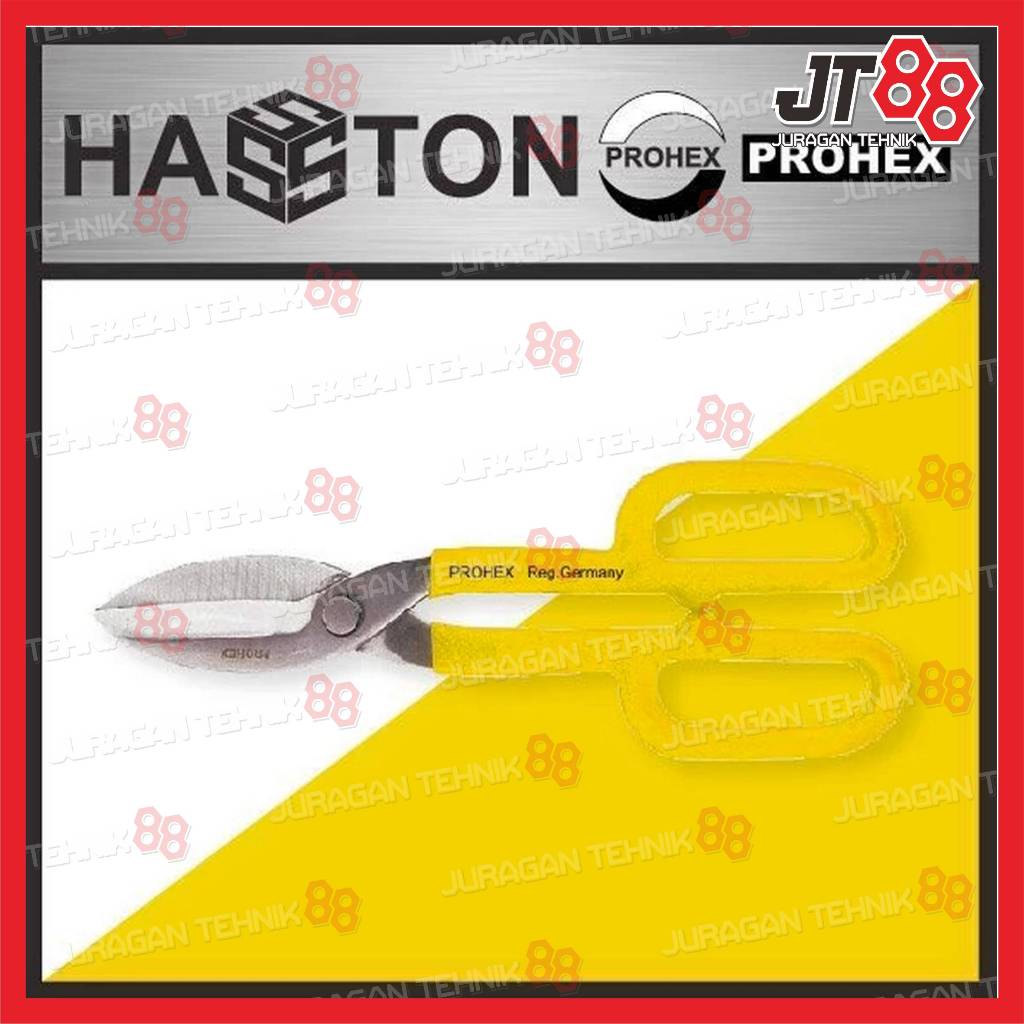 1351-010 HASSTON Gunting Seng / Gunting Baja Ringan / Tin Snips Gunting Seng Baja Ringan