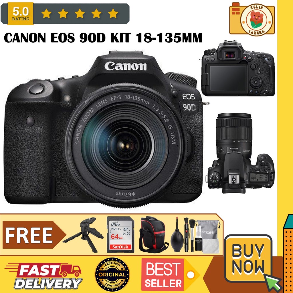 Canon EOS 90D KIT 18-135mm IS USM Nano Original