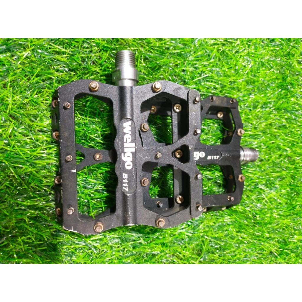 Pedal Wellgo B117 Bering Tapak Lebar Pedal sepeda MTB