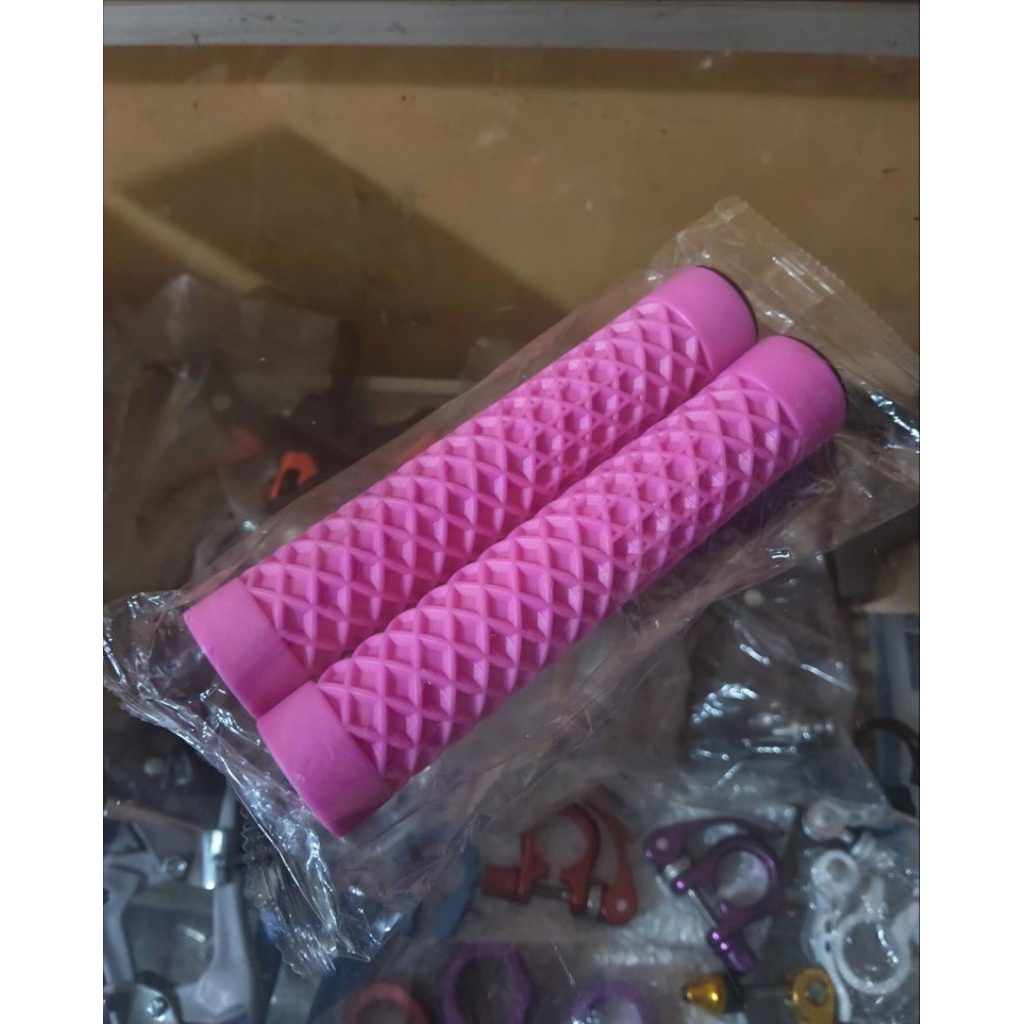 handgrip sepeda warna pink empuk bmx mtb dll