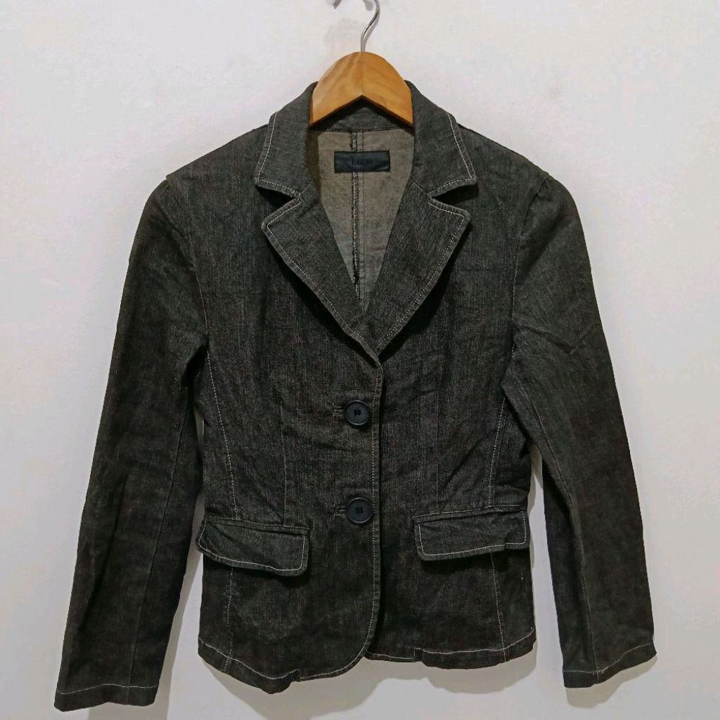 ICB Japanese Brand Denim Blazer