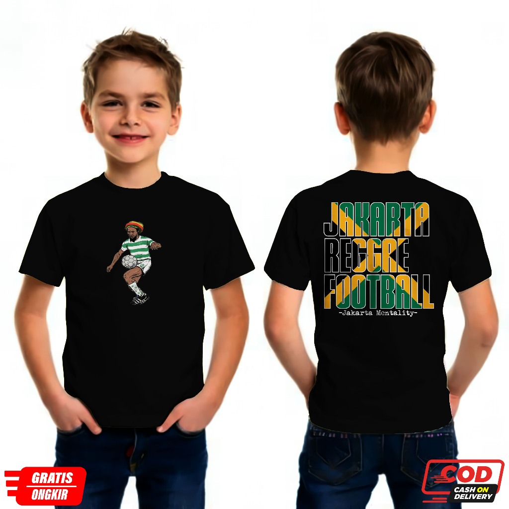 KAOS ANAK - JAKARTA REGGAE FOOTBALL JAKARTA MENTALITY