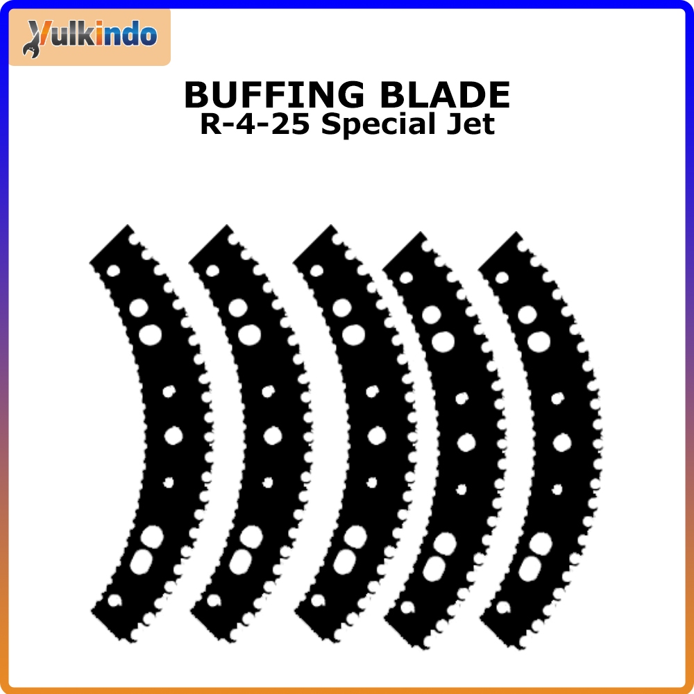 BJ R4-25 Special Jet Pisau Buffing Vulkanisir Ban Isi 28pcs/set - Amplas Ban B&J Rocket