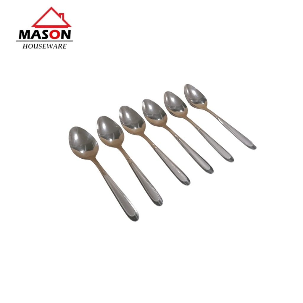 MASON SENDOK GARPU MAKAN / SENDOK GARPU MOTIF / SENDOK GARPU SET / SENDOK GARPU STAINLESS STEEL