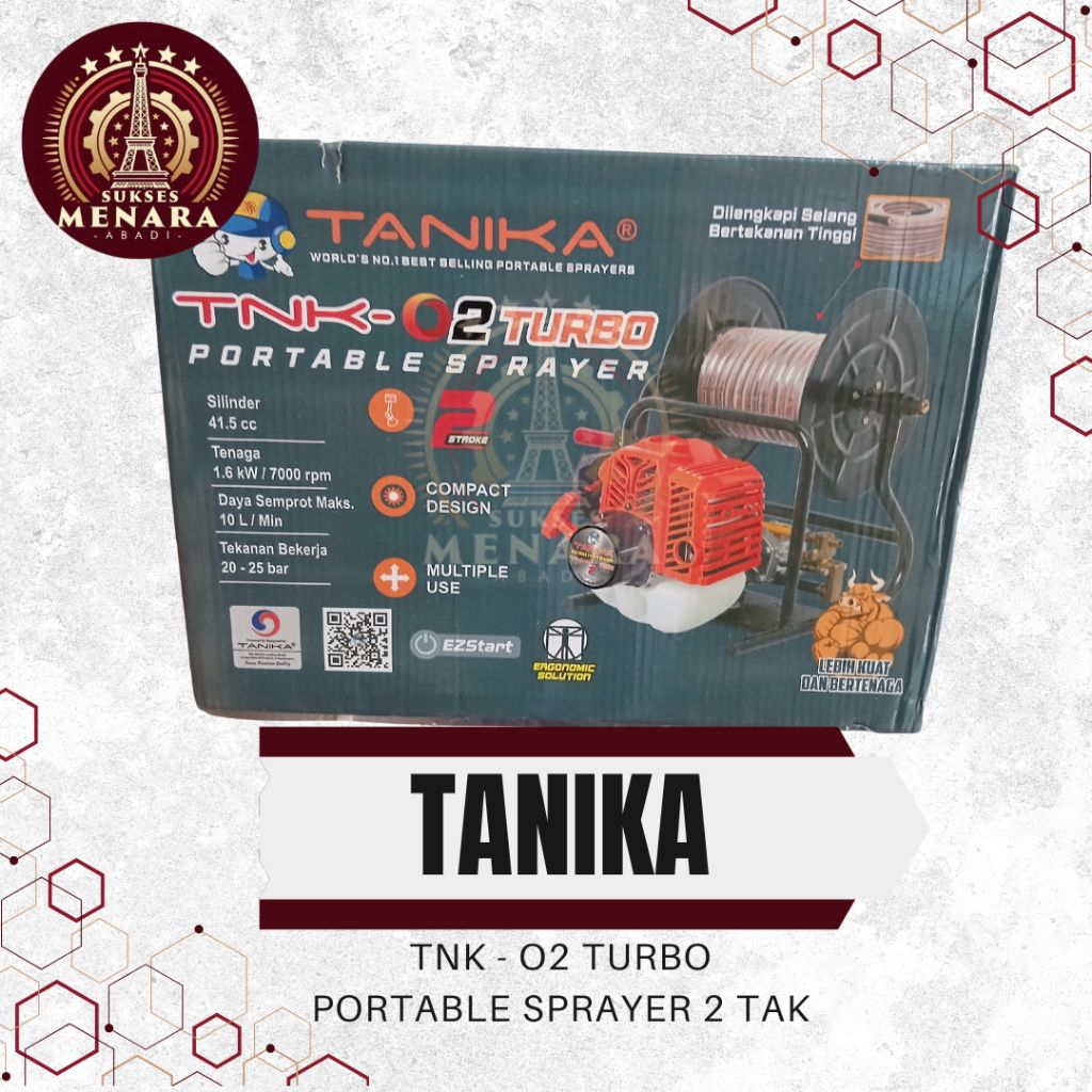 Sprayer Tanika TNK-O2 Turbo Mesin 2 Tak Portable Semprot Hama