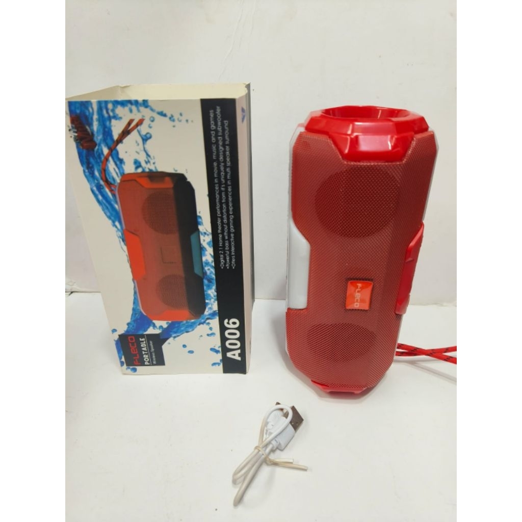 Fleco A006 Speaker Portable / Speaker Bluetooth  Suara X-Bass