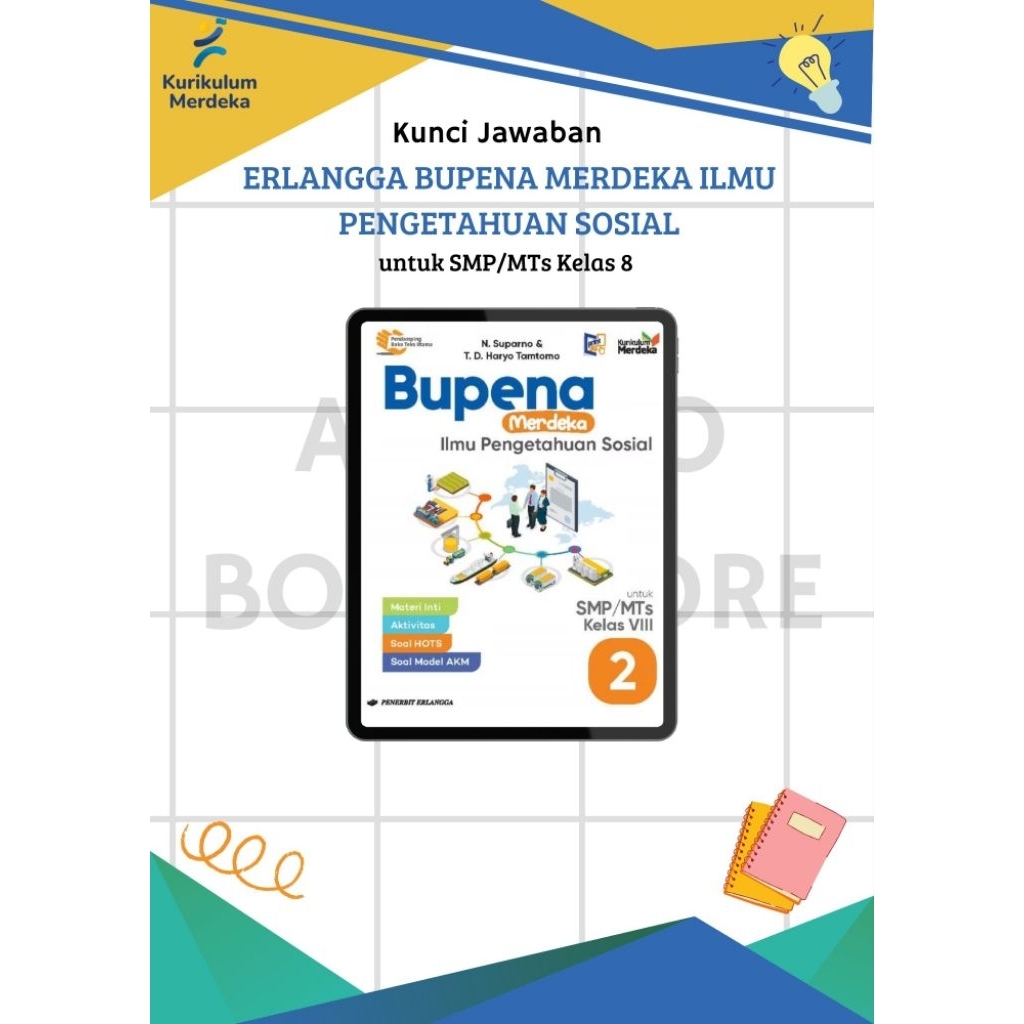 Kunci Jawaban BUPENA MERDEKA IPS Kelas 8 SMP/MTs Kurikulum Merdeka Erlangga