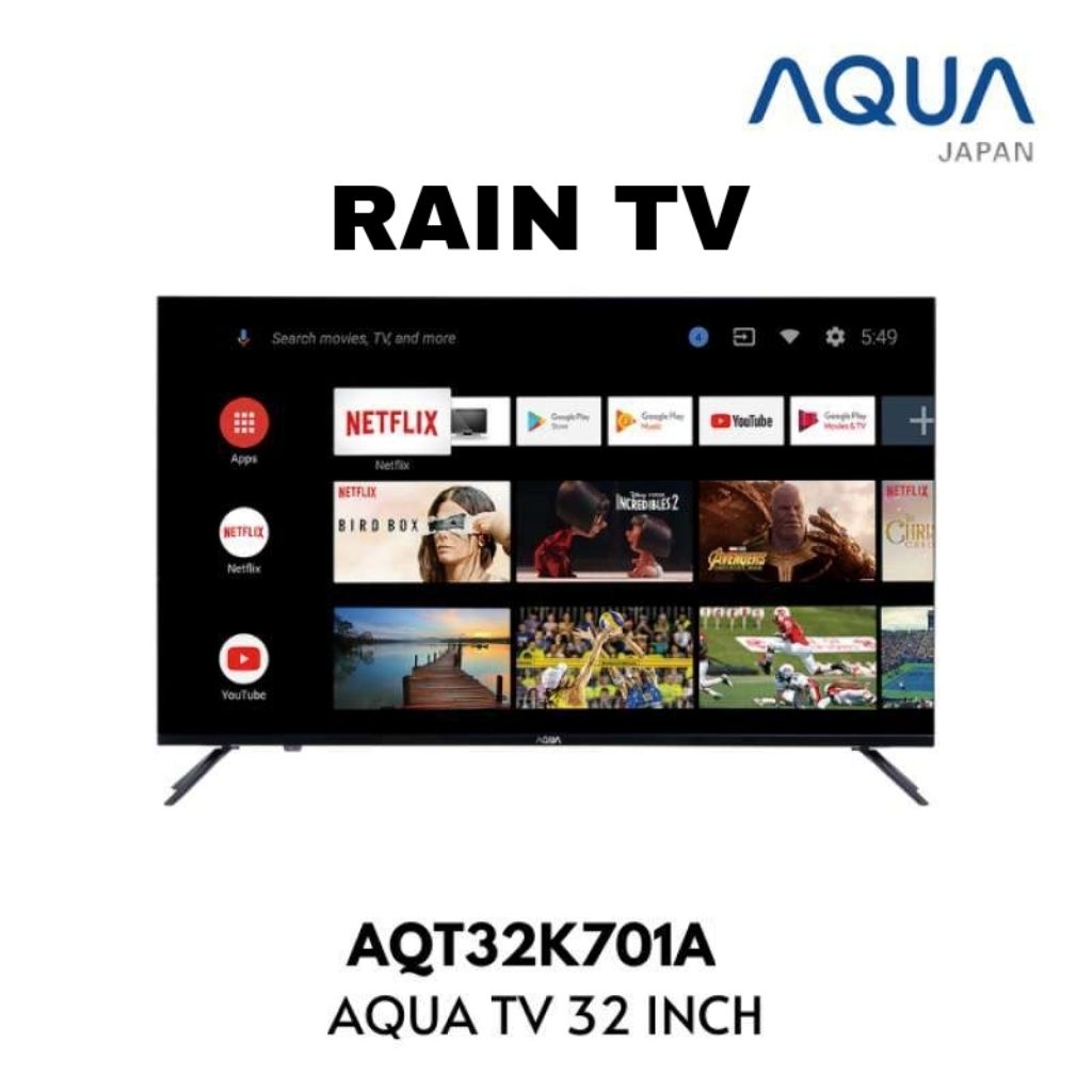 AQUA ANDROID TV  32 INCH - AQT32K701A