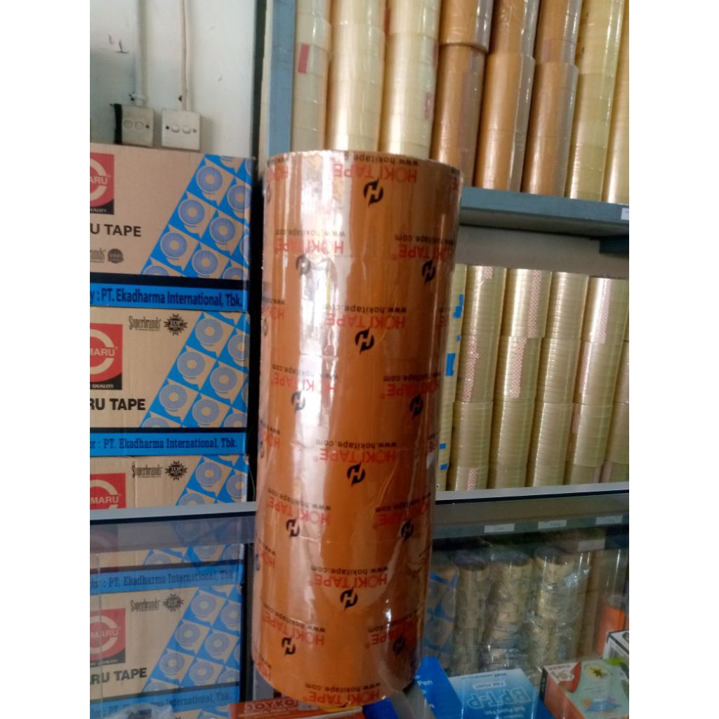 (COD) lakban coklat 1 roll tebal panjang 100 Yard