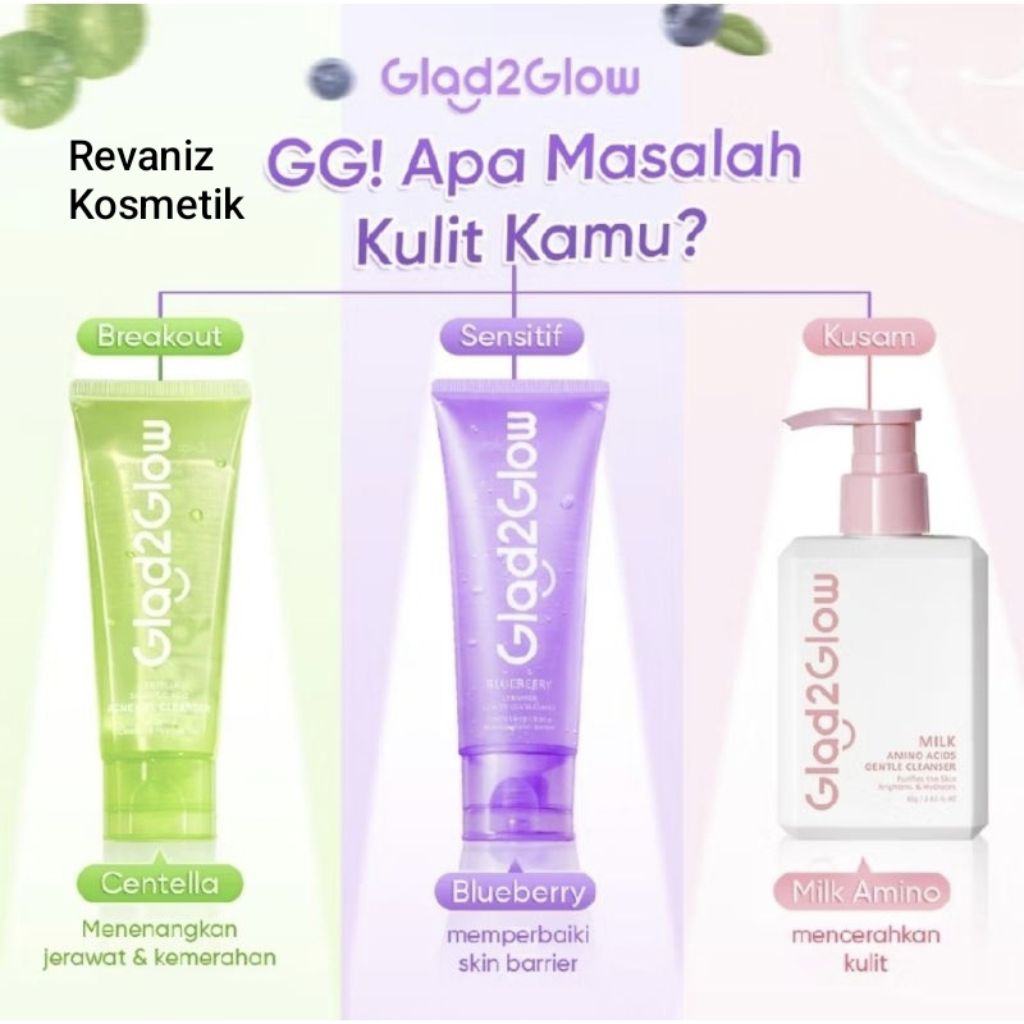 Glad2glow facial wash