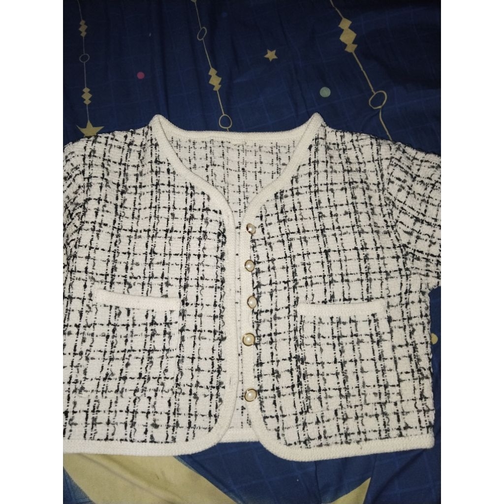 [preloved]blazer tweed