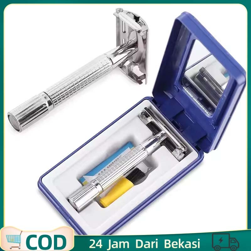 Alat Cukur Manual Klasik Pisau Cukur Jenggot Alat Cukur Jenggot Manual Stainless Alat Cukur Jenggot 