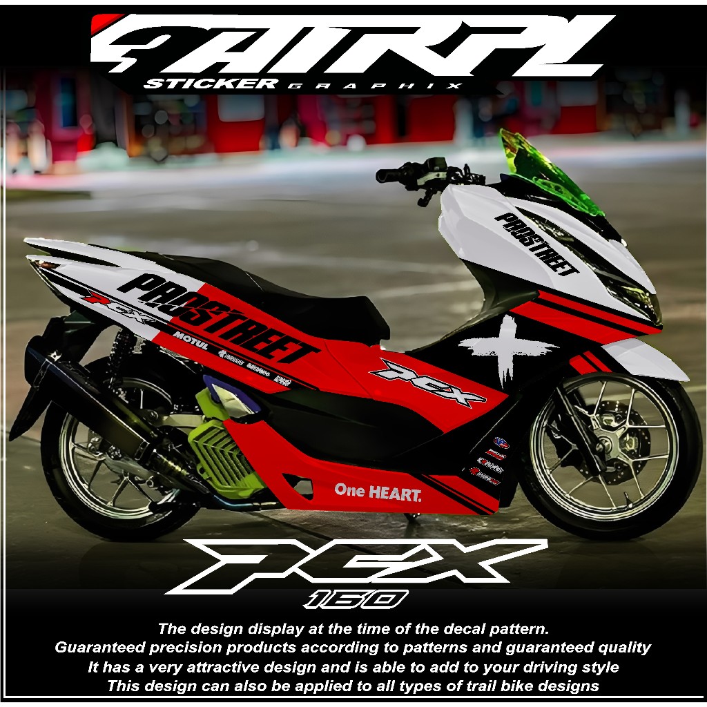 Decal Sticker PCX 160 2021 Fullbody - Dekal PCX 160 New Decal Sticker Honda PCX 160 2021 atriplegrap