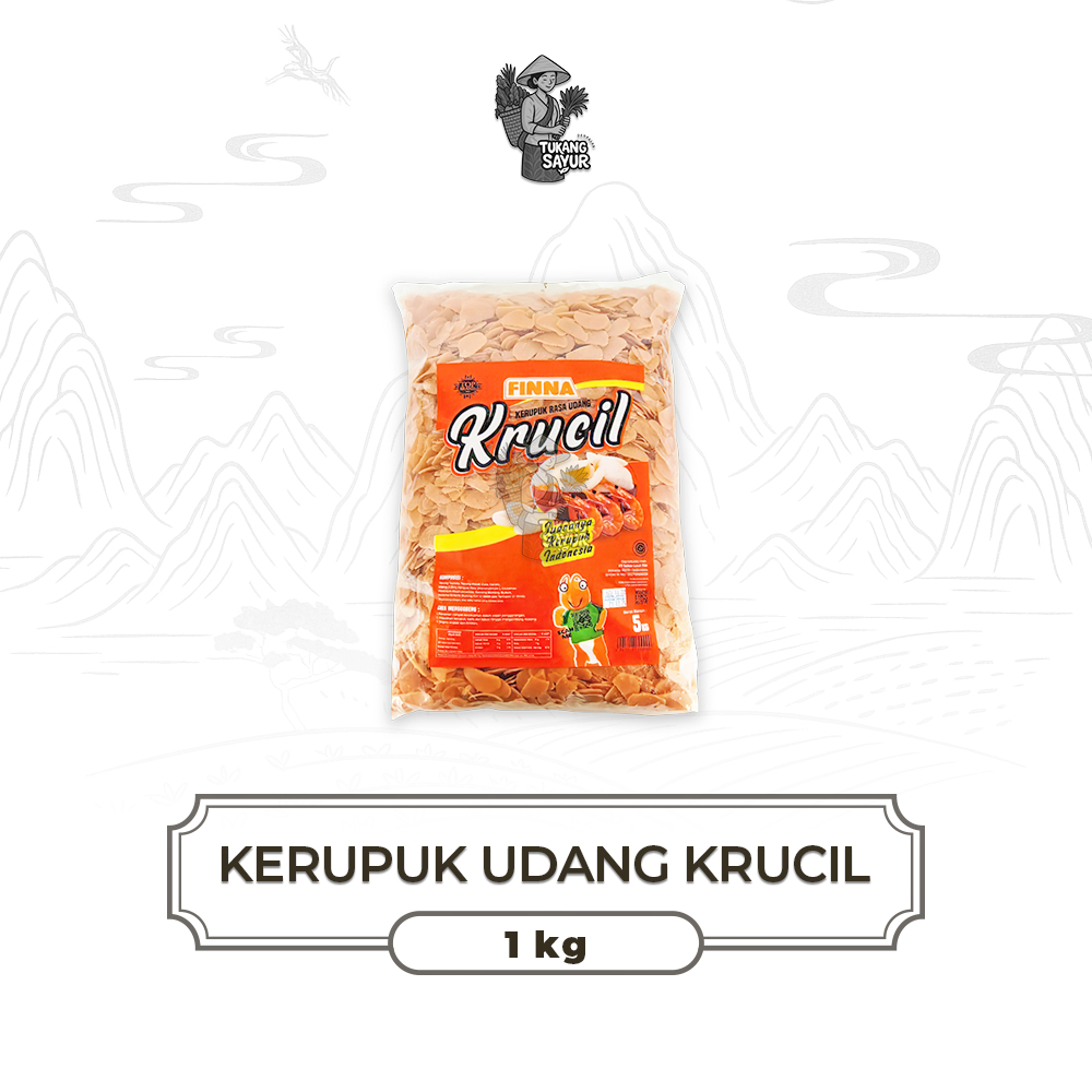 Finna Kerupuk Udang Krucil 1kg – Tukang Sayur Denpasar