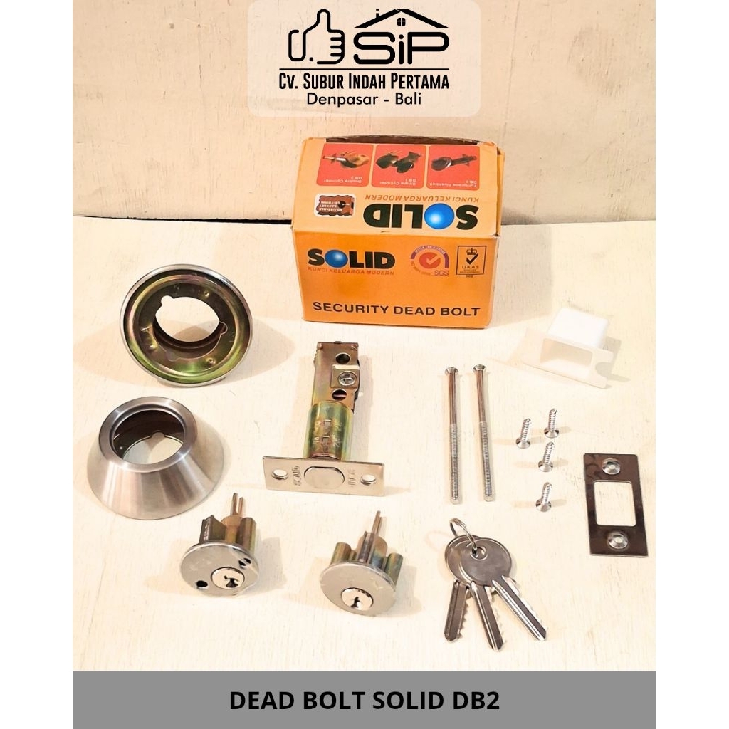 DEAD BOLT SOLID DB2/Kunci Pintu/Kunci pintu rumah