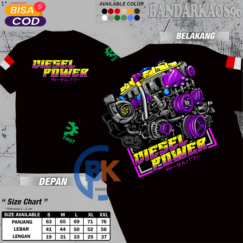 BandarKaos96 KAOS " DIESEL POWER " Kaos diesel power II | kaos pria jumbo | KAOS DISTRO | Kaos pria