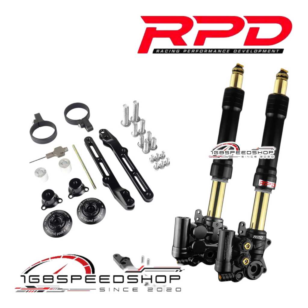 Shock USD Yamaha Nmax Gen 2 // Shock Upside Down Yamaha Nmax Tabung Gen2 Gold Black // Shock USD Rad