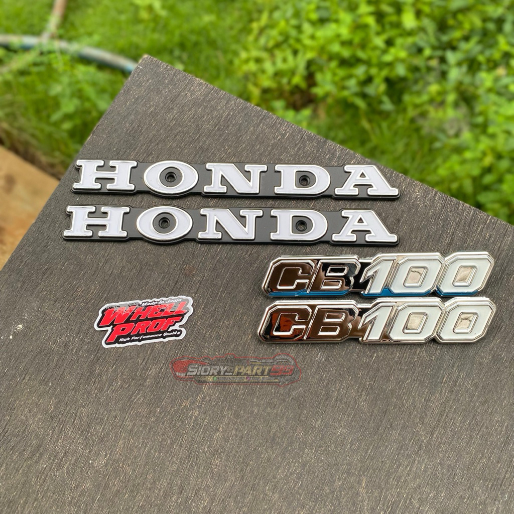 Emblem Tangki CB K5 Set Emblem Tepong CB K5 Import Whellprof Detail Original Bahan Lentur Mirip Orig