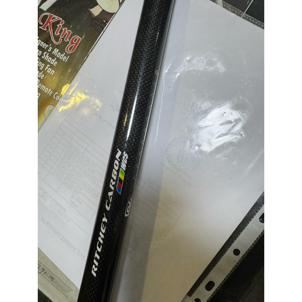 Seatpost carbon Ritchey seatpost sepeda carbon 3K gloss