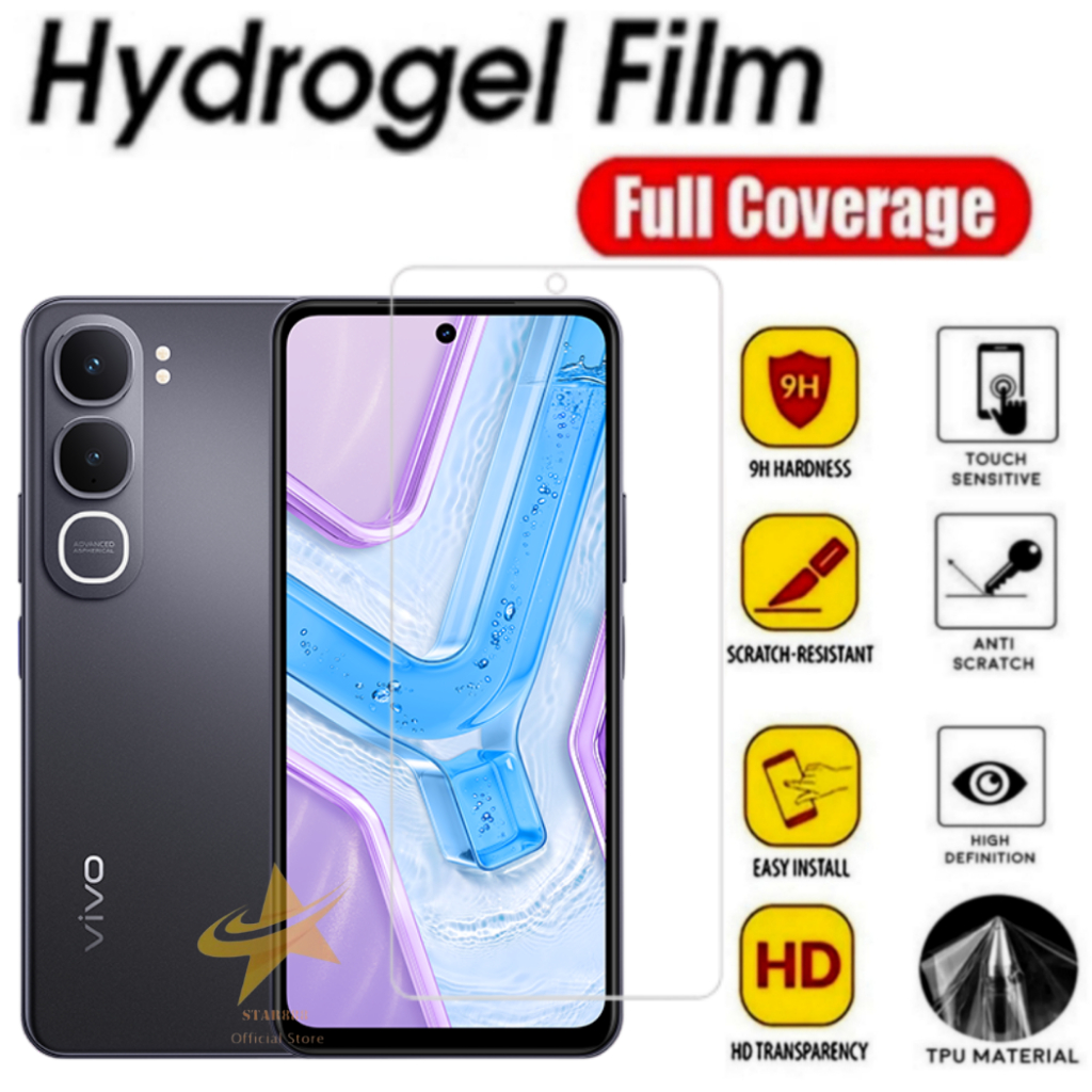 Anti Gores Hydrogel Film Screen Protector Jelly Vivo Y21d