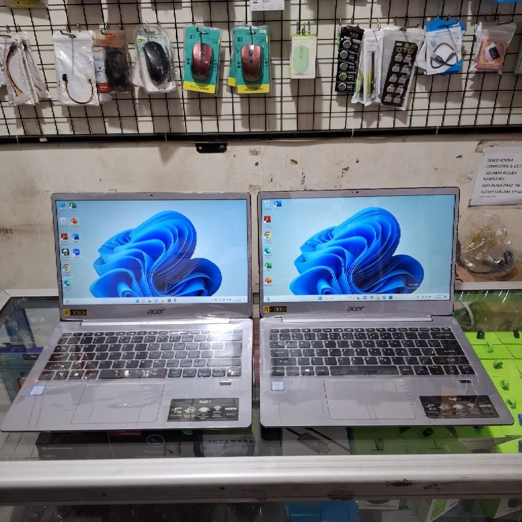 Laptop Acer Swift 3 Intel Core i7 - 8550U 8Thn Ram 16GB NVME 512GB Like New