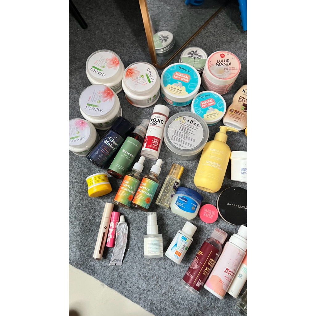 Botol skincare kosong