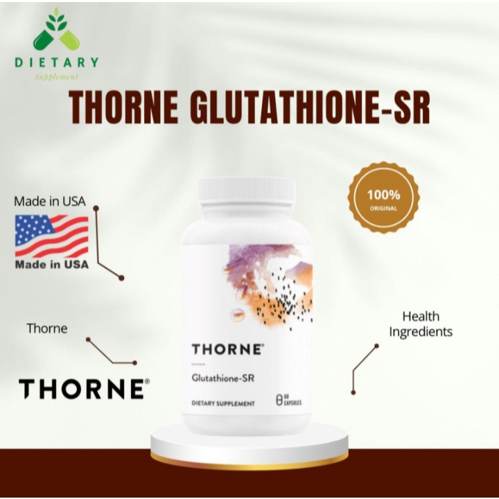 Thorne Research Glutathione - SR -  60 Caps