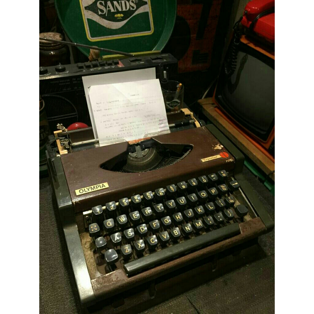 Mesin Tik Olympia Yugoslavia  Langka Antik Jadul Lawas