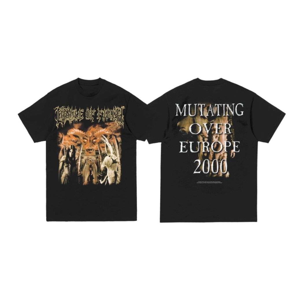 CRADLE OF FILTH-MUTATING OVER EUROPE 2000 T-SHIRT
