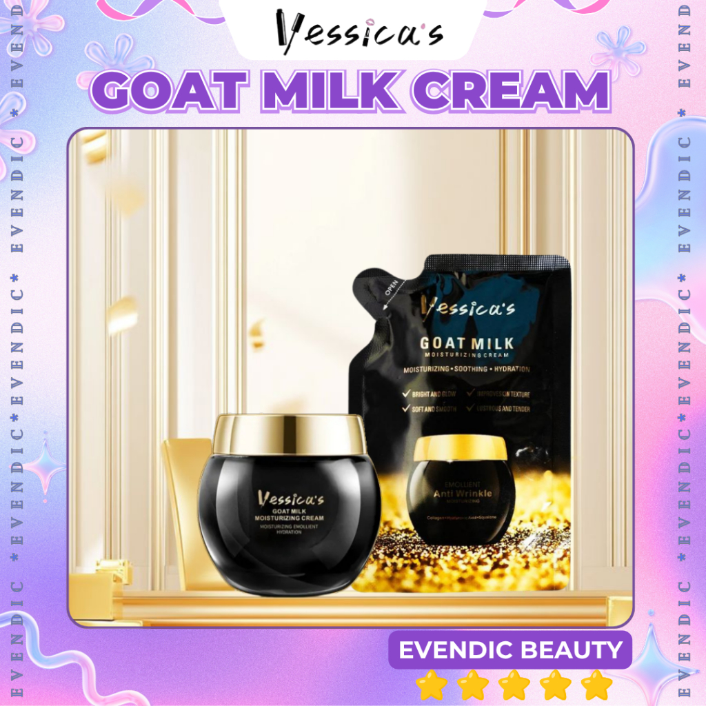 READY FYC [Clara Ega’s Choice] Yessica's Goat Milk Moisturizer Cream | BPOM | REFILL GOAT MILK