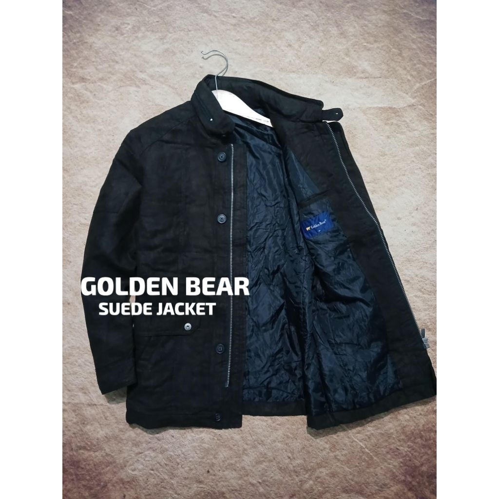 jaket GOLDEN BEAR bahan suede recomend