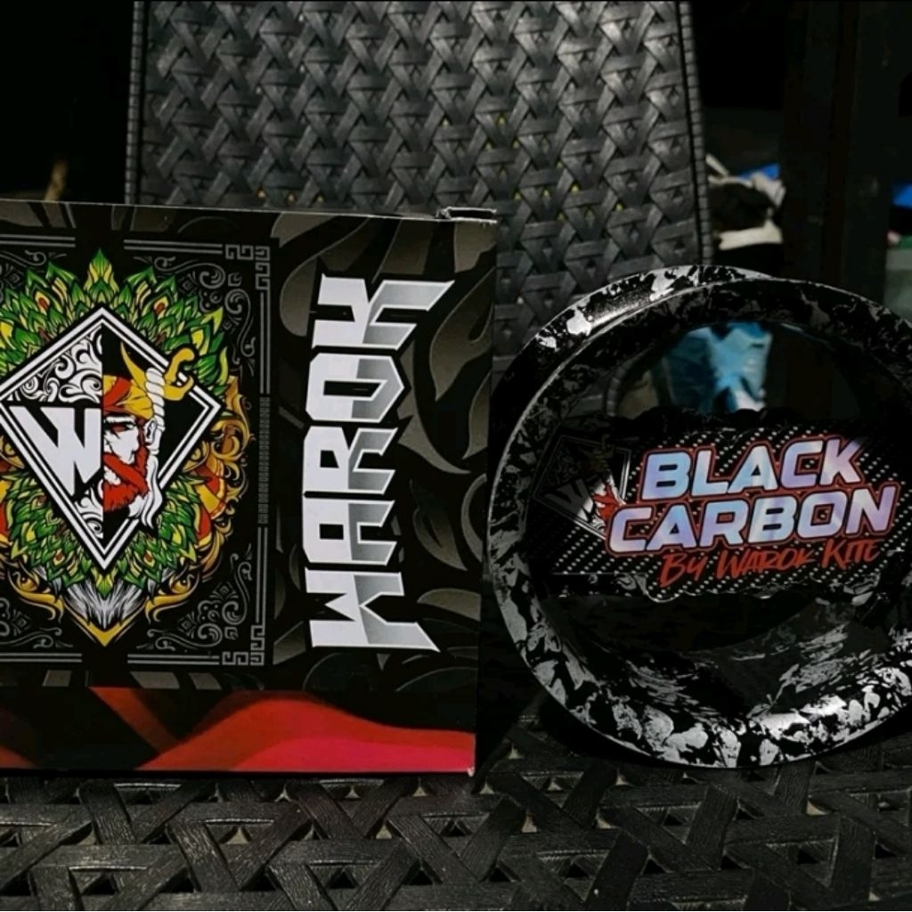 BLADU BLACK CARBON BY WAROK KITE PENGGULUNG SENAR LAYANGAN
