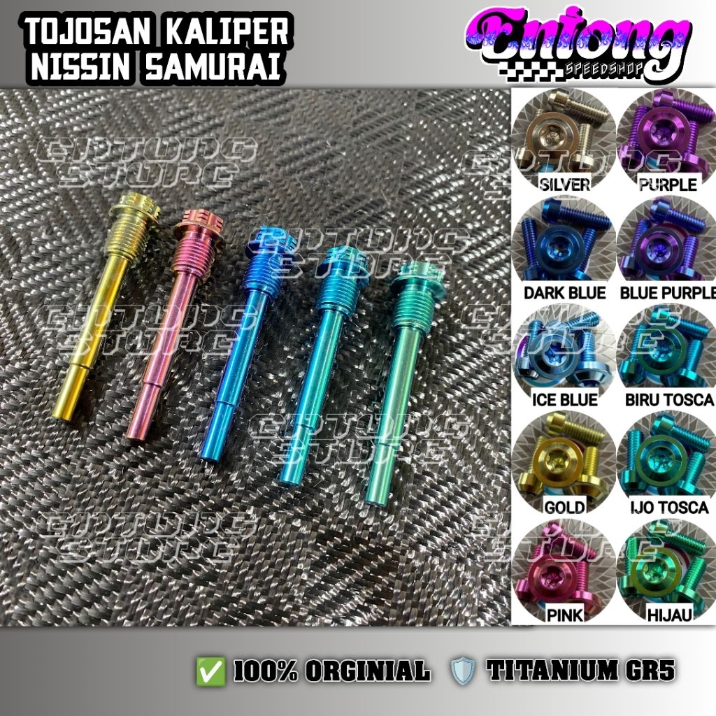 Tojosan Kampas Nisin Samurai & Kaliper Nisin Honda Original PTITANIUM