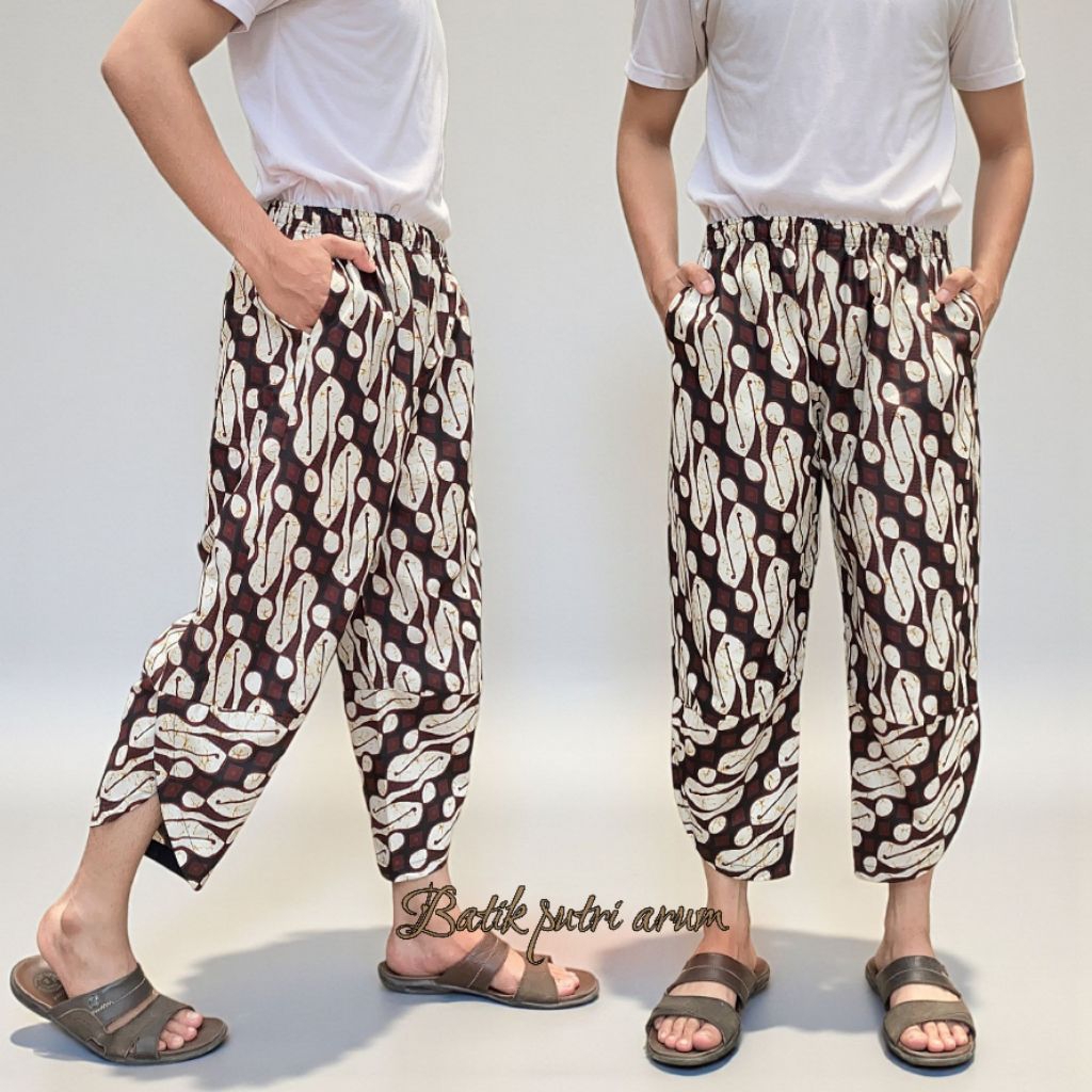 celana batik panjang celana batik terbaru celana batik modern celana batik kasual celana batik santa