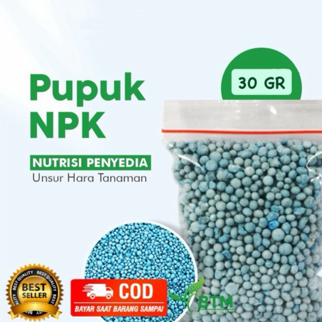 Pupuk Npk Mutiara 16 16 16 Cap Tawon Repack 30 gram