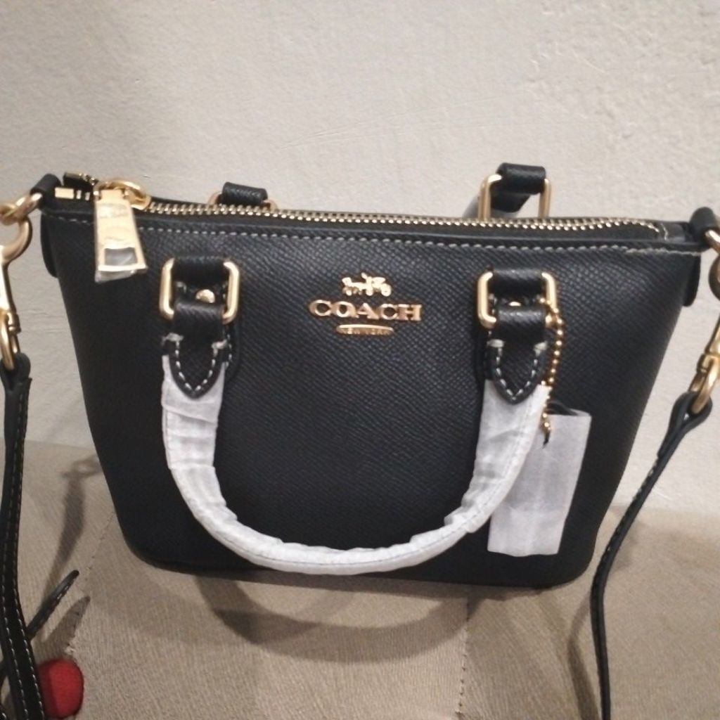 tas coach sling  mini kulit asli