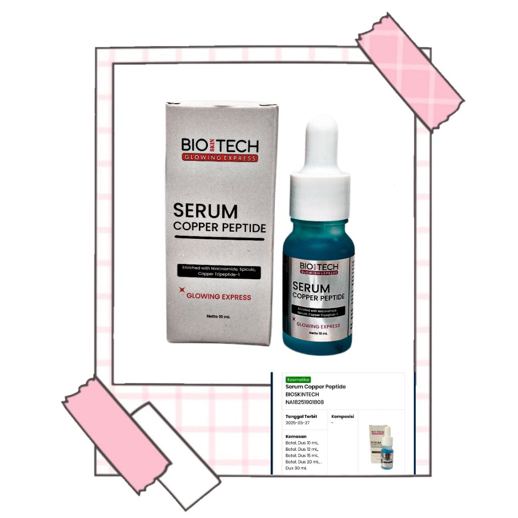 BIOSKINTECH skincare Serum Cooper peptide
