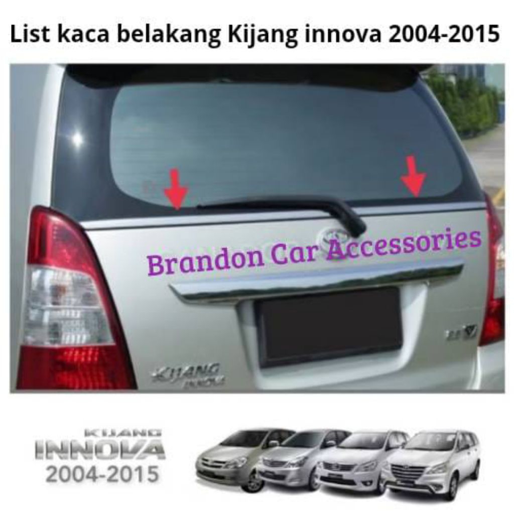 List kaca belakang kijang innova 2004-2015