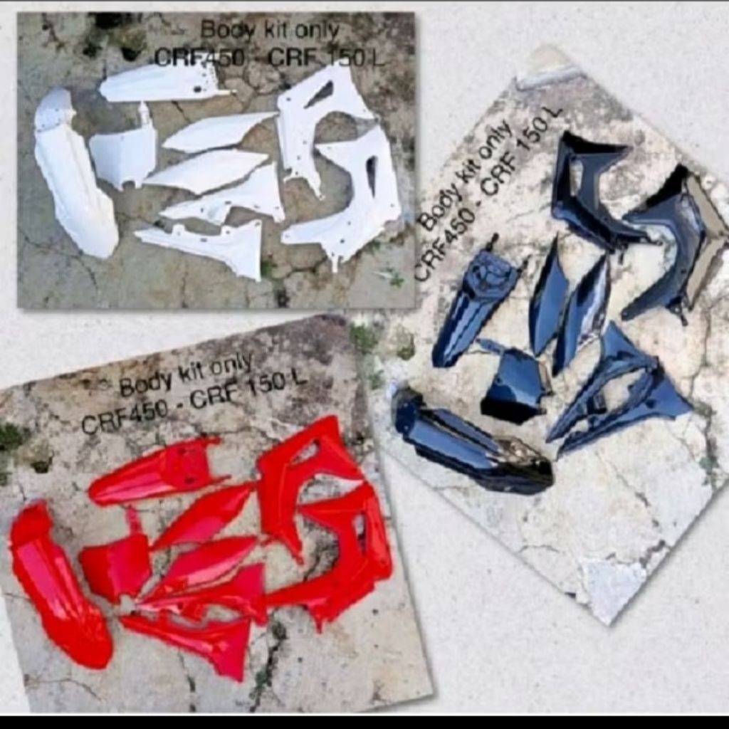 body set CRF 450 CRF 150 L only body kit crf 150 L CRF 250 tanpa jok tangki -b only bodi kit crf150l