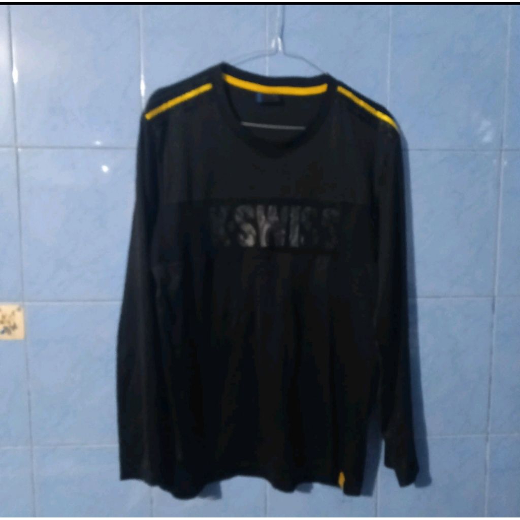 kaos longsleeve k-swiss keren