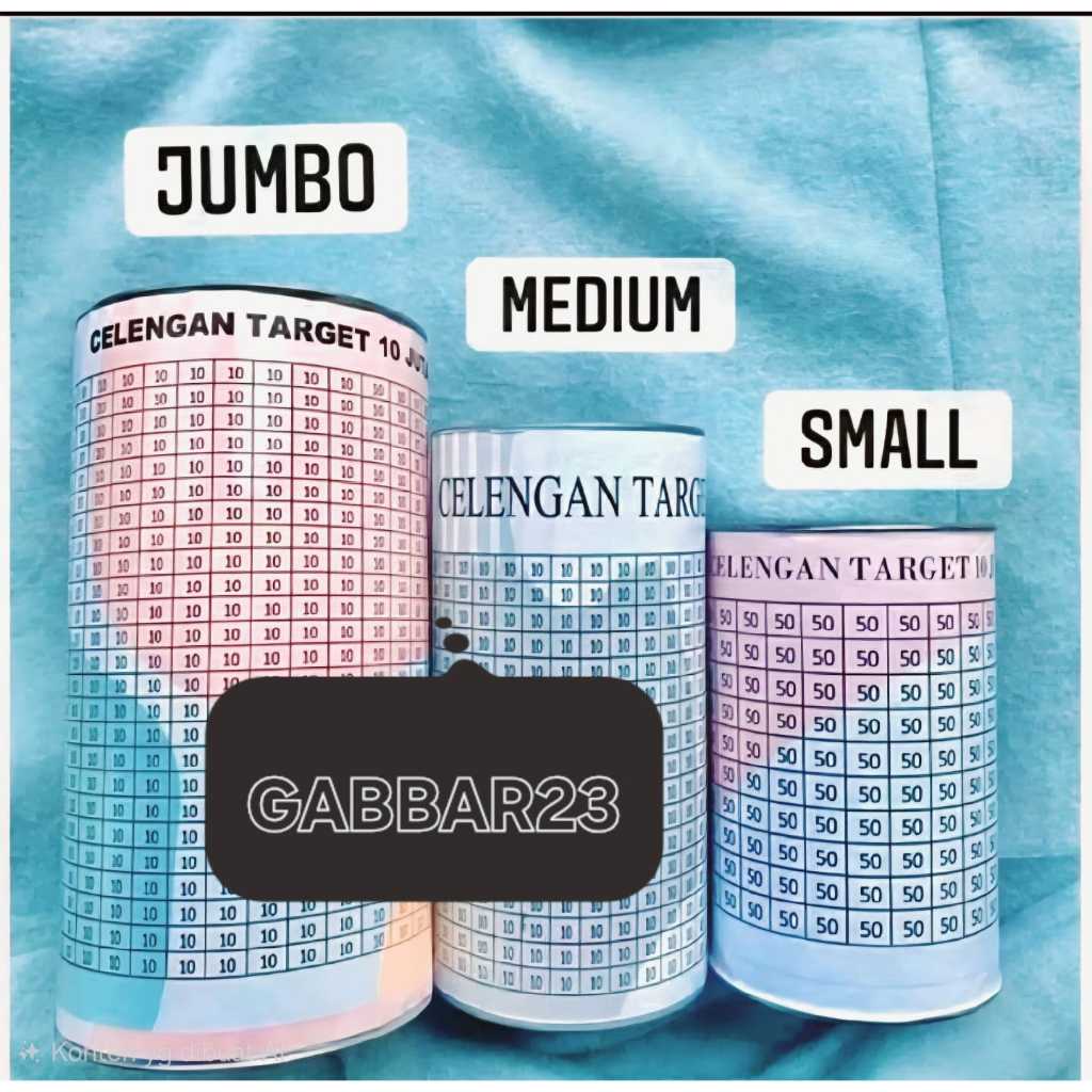 UKURAN JUMBO PART 1 Celengan Jumbo, Celengan Aesthetic, Celengan Viral, Celengan Anak, Celengan Targ