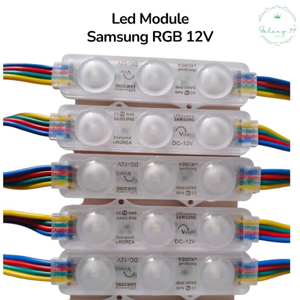 Led Module samsung Saso RGB DC 12V