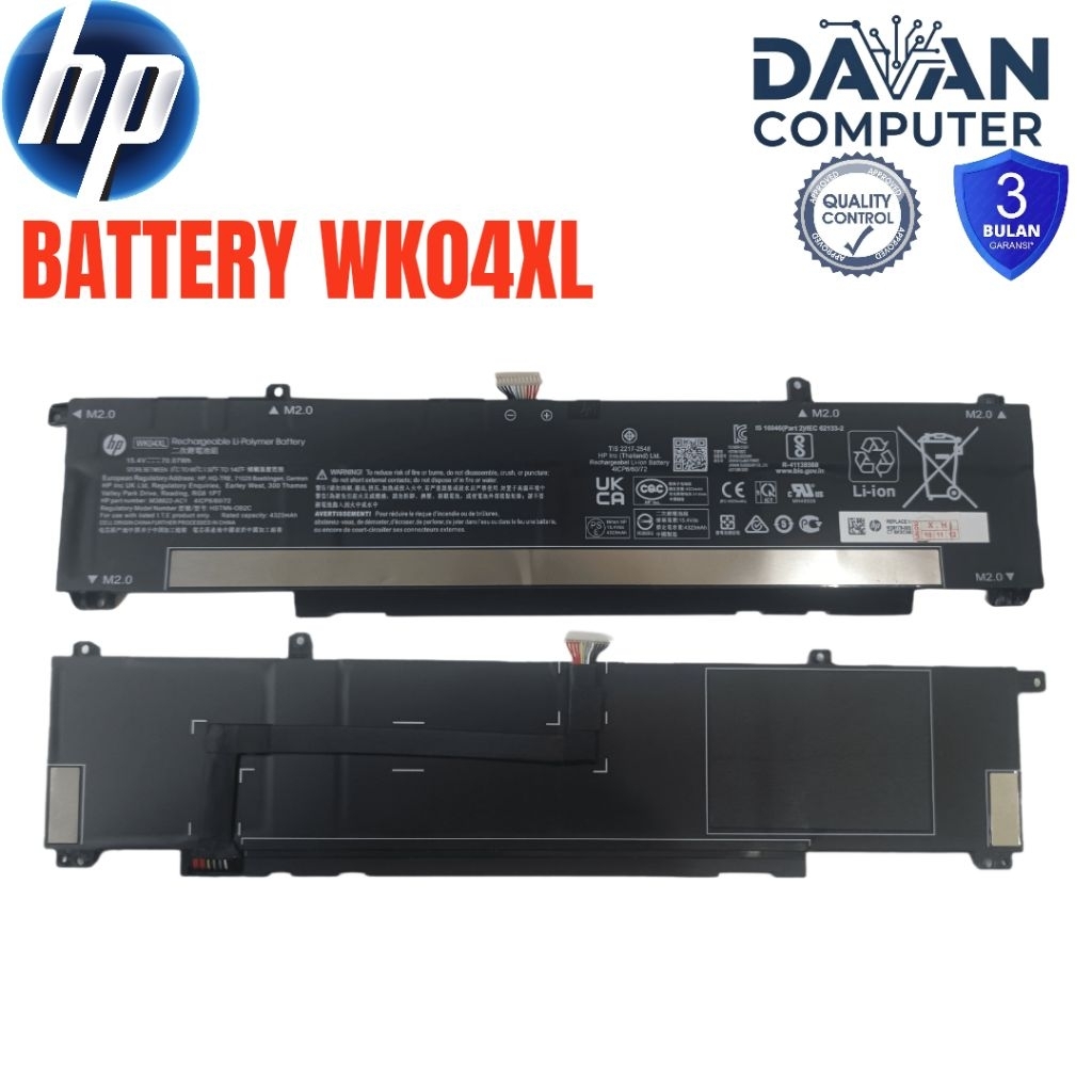 Battery laptop HP For HP Victus 16 Original