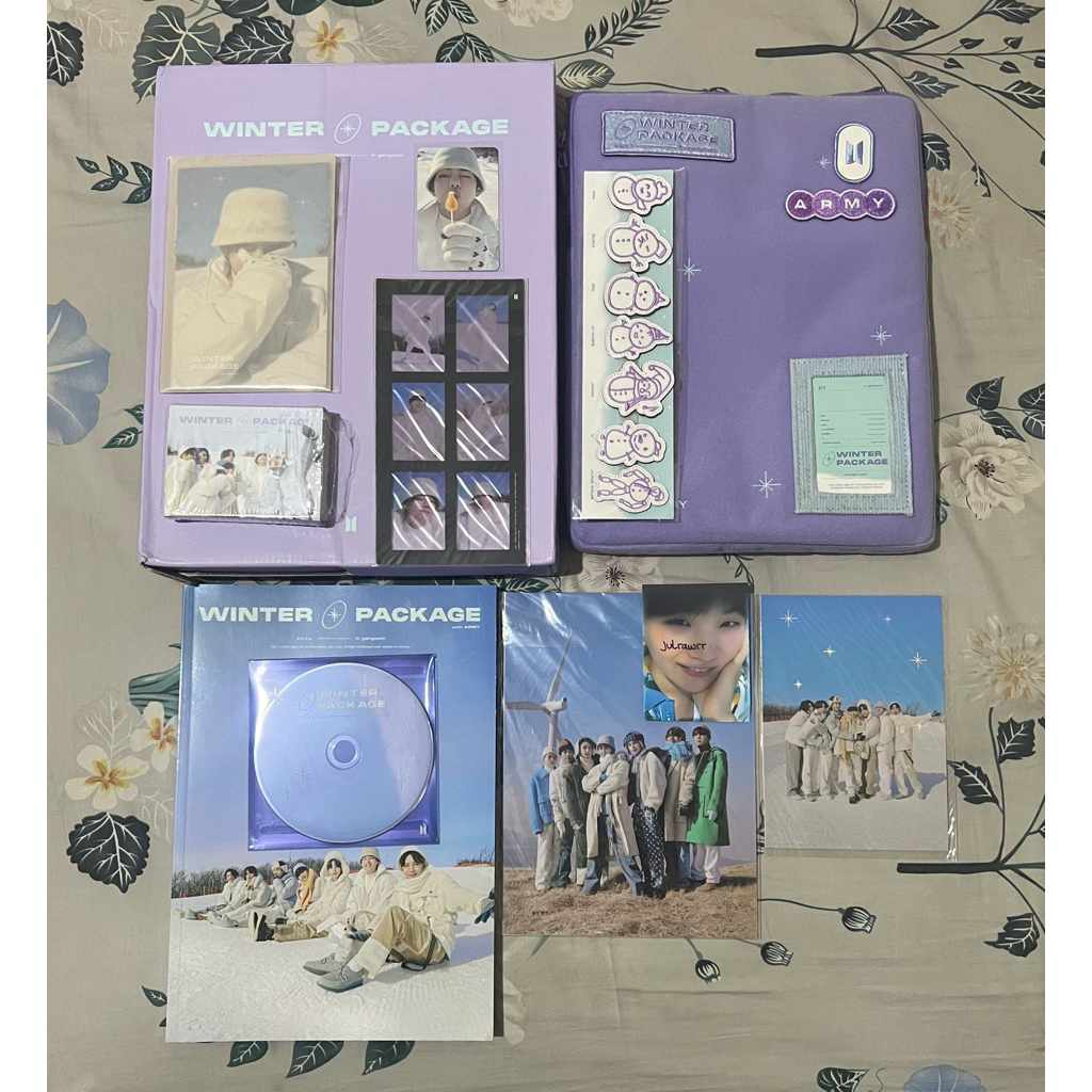 wts jual winpack winterpackage bts fullset photocard taehyung